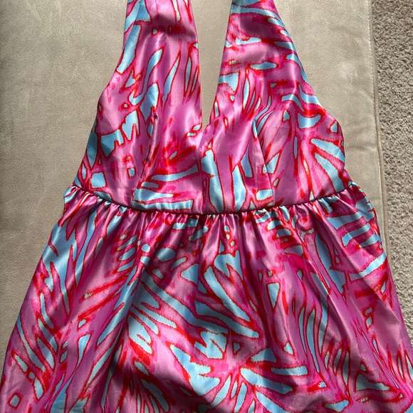 Romeo & Juliet Couture Chic Tropical Print Dress - Picture 3 of 5